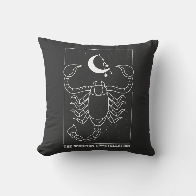 SCORPIO CONSTELLLATION ZODIAC SIGN KUSSEN (Voorkant)