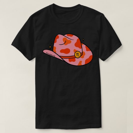 Scorpio Cowboy Pet T-shirt (Design voorkant)