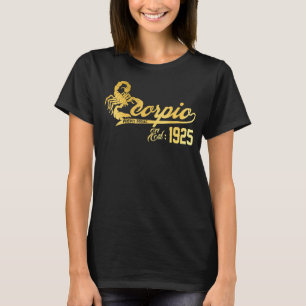 Scorpio De Geweldige Scorpion Zodiac 1925 oktober T-shirt
