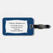 Scorpio de Scorpion-Personaliseren Bagagelabel (Achterkant horizontaal)