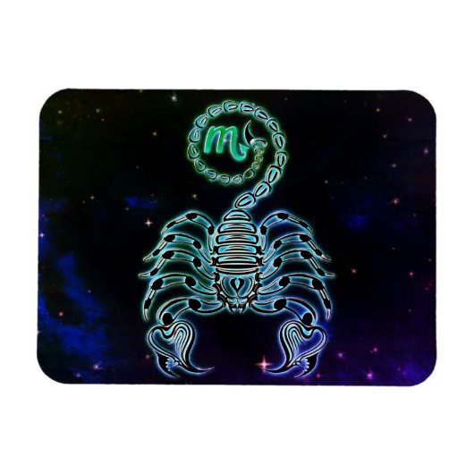 scorpio de scorpion zodiac magnet magneet (Horizontaal)