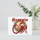 Scorpio-design-1 Briefkaart (Staand voorkant)