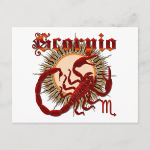 Scorpio-design-1 Briefkaart