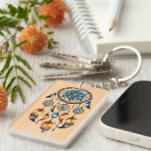 Scorpio Dreamcatcher Sleutelhanger (Voorkant Rechts)