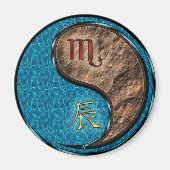 Scorpio & Earth Dragon Magneet (Voorkant)