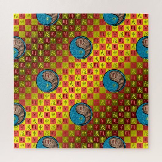 Scorpio & Earth Monkey Legpuzzel (Verticaal)