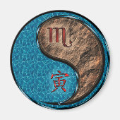 Scorpio & Earth Tiger Magneet (Voorkant)
