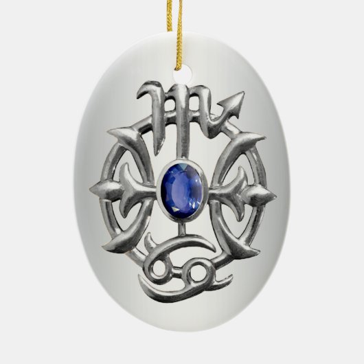 Scorpio en Pisces Medallion 2 Ornament (Achterkant)