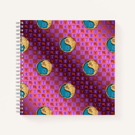 Scorpio & Fire Boar Notitieboek (Voorkant)