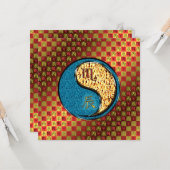 Scorpio & Fire Dragon Kaart (Voorkant / Achterkant in situ)