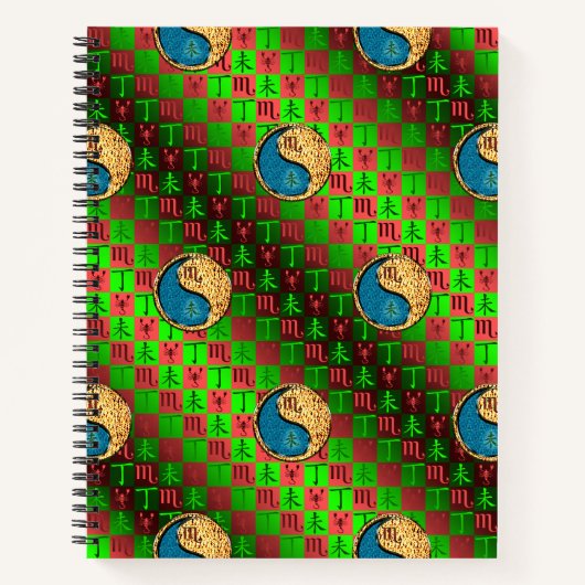 Scorpio & Fire Goat Notitieboek (Voorkant)