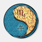 Scorpio & Fire Horse Magneet (Voorkant)