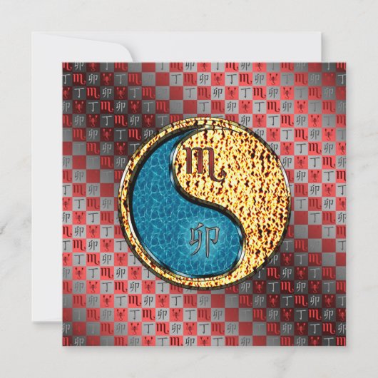 Scorpio & Fire Rabbit Kaart (Voorkant)