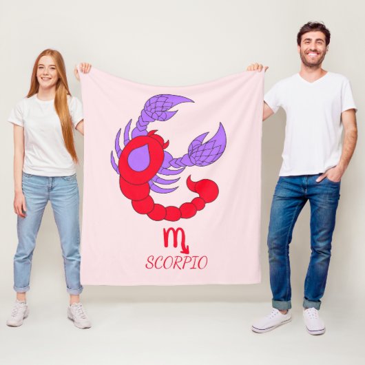 Scorpio Fleece Blanket Deken (In situ)
