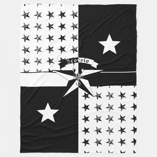 Scorpio Fleece Deken (Voorkant)