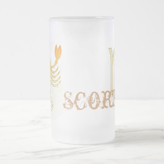 Scorpio Frosted Mok (Center)