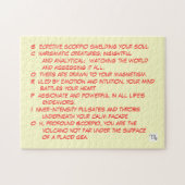 SCORPIO-gedicht puzzel Legpuzzel (Horizontaal)