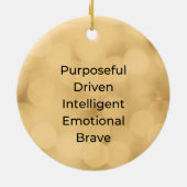 Scorpio geïnspireerde kerstversiering keramisch ornament (Achterkant)