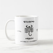 Scorpio Gepersonaliseerd Koffiemok (Links)
