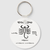 Scorpio Gepersonaliseerd Sleutelhanger (Voorkant)