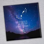 Scorpio | Gepersonaliseerde Zodiac Constellation M Magneet