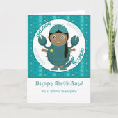 Scorpio Girl - Happy Birthday Kaart (Voorkant)
