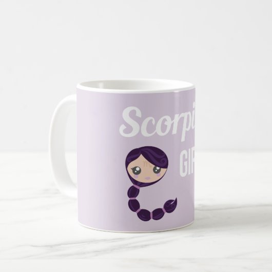 Scorpio Girl Koffiemok (Voorkant links)