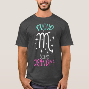 Scorpio Grandma Proud Grandma Zodiac Symbol Blesse T-shirt