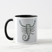 Scorpio (het Scorpion) een illustratie uit het P Mok (Links)
