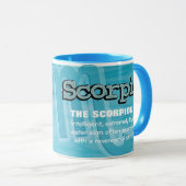 Scorpio Het Scorpion water is een astrologische mo Mok (Voorkant rechts)