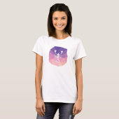 Scorpio horoscoop moderne roze t-shirt (Voorkant volledig)