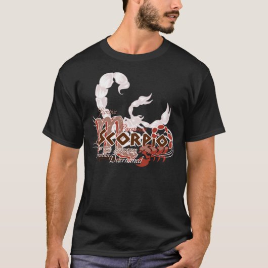 Scorpio horoscoop zodiaal teken t shirt (Voorkant)