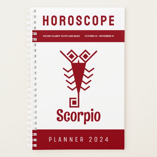 Scorpio Horoscope Planner (Voorkant)