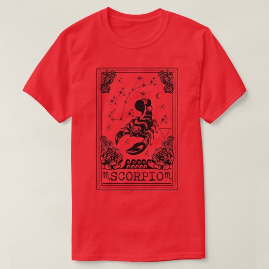 Scorpio horoscope t-shirt (Design voorkant)