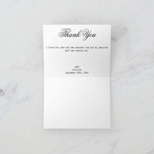 Scorpio Impressionistische schilderstijl & goud Bedankkaart (Binnen)