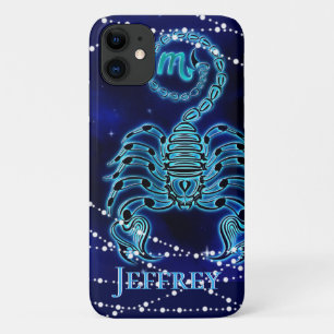 Scorpio in donkerblauw II Case-Mate iPhone Case