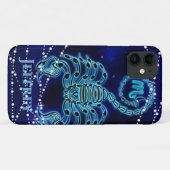 Scorpio in donkerblauw II Case-Mate iPhone Case (Achterkant (horizontaal))