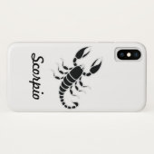 Scorpio IphoneX hoesje (Achterkant (horizontaal))