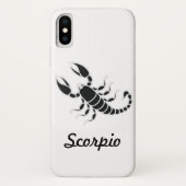 Scorpio IphoneX hoesje (Achterkant)