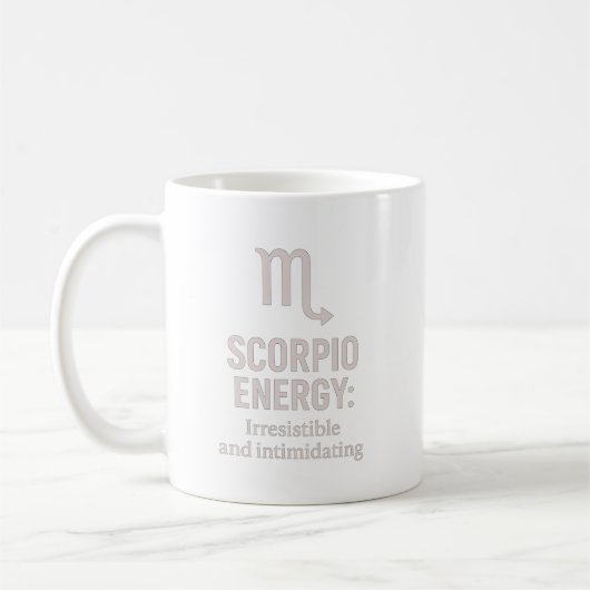 Scorpio Irresistible and Intimidating Mug Koffiemok (Links)