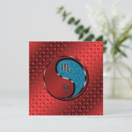 Scorpio Kaart (Staand voorkant)