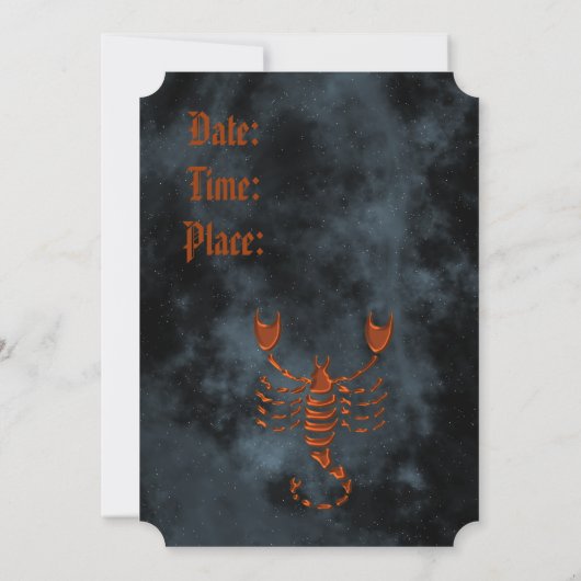 Scorpio Kaart (Achterkant)