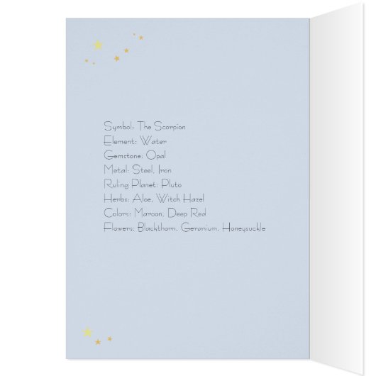 Scorpio-kaart (Binnen (Links))