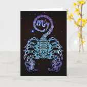 Scorpio Kaart (Gele Bloem)