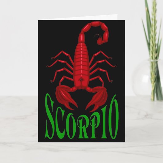 Scorpio-kaart Kaart (Voorkant)