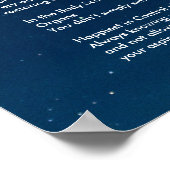 Scorpio Kenmerken Poster (Hoek)