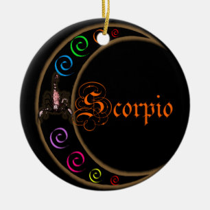 Scorpio Keramisch Ornament
