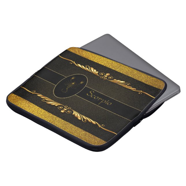 Scorpio Laptop Sleeve (Voorkant top)