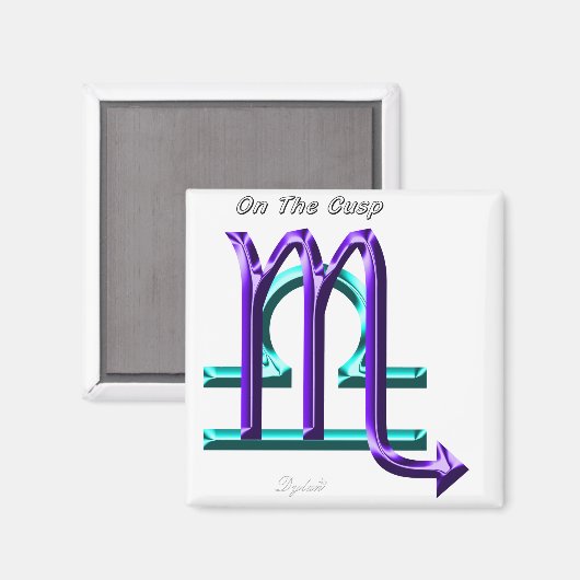 Scorpio lbra op de tsp asstrologie magneet (Voorkant / Achterkant)