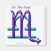 Scorpio lbra op de tsp asstrologie magneet (Voorkant)